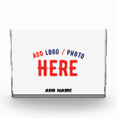 BLOC PHOTO MARQUE BLANCHE MODERNE ET PERSONNALISABLE VÉRIFIÉE (Devant)