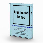Bloc Photo Marque d'affaires sur le rectangle de portrait ble (Droite)