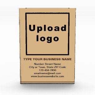Bloc Photo Marque d'affaires sur le rectangle de portrait Bro
