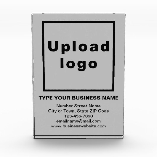 Bloc Photo Marque d'entreprise sur le rectangle de portrait g (Devant)