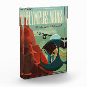 Bloc Photo Mars Olympus Mons Système solaire Volcano le plus (Gauche)