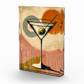 Bloc Photo Martini d'art moderne du milieu du siècle (Droite)