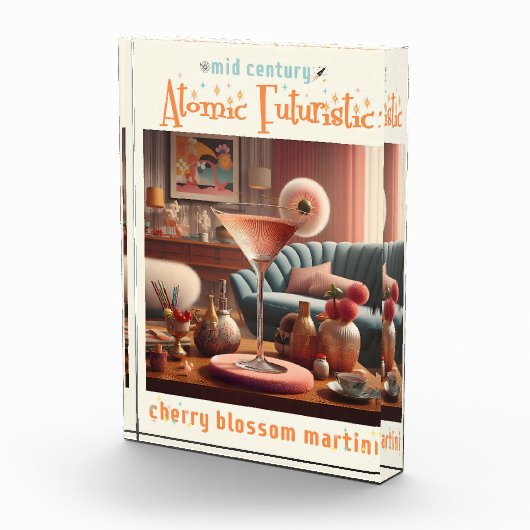 Bloc Photo Martini Fleur de Cerisier Atomique (Droite)