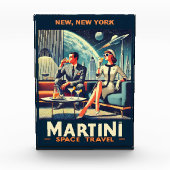 Bloc Photo Martini Space Travel Affiches New York (Devant)