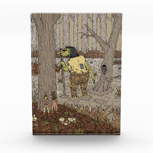 Bloc Photo Masquer le troll de fond d'âne (Devant)