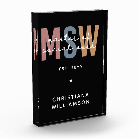 Bloc Photo Master en travail social en MSW (Gauche)