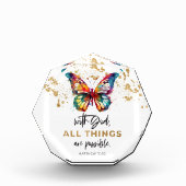 Bloc Photo Matthieu 19:26 Tout est possible papillon (Devant)