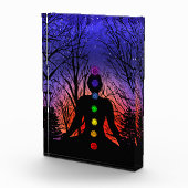 Bloc Photo Méditation Yoga au coucher du soleil (Droite)