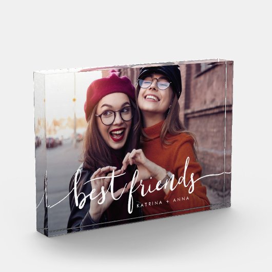 Bloc Photo meilleur amis moderne script keeps (Gauche)