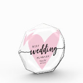 Bloc Photo Meilleur Coeur rose Wedding planner (Gauche)