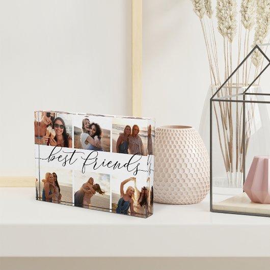 Bloc Photo Meilleur Collage de calligraphie