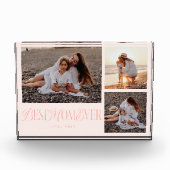 Bloc Photo Meilleur collage de maman rose pâle (Devant)