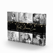 Bloc Photo Meilleur Glamma Ever Gold Parties scintillant Coll (Droite)