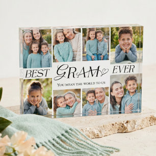 Bloc Photo Meilleur Gram Ever Collage De Photos De Famille En