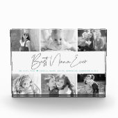 Bloc Photo Meilleur Nana jamais moderne Gris Script Custom Co (Devant)