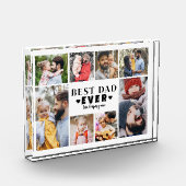 Bloc Photo Meilleur papa Collage (Gauche)