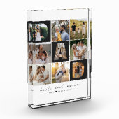 Bloc Photo Meilleur papa jamais Fête des pères 9 Photo Collag (Gauche)