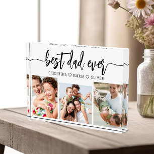 Bloc Photo Meilleur papa jamais - Fête des pères photo Collag