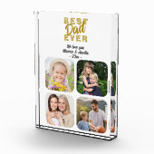 Bloc Photo Meilleur papa jamais père 4 Famille (Droite)