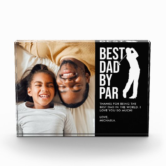 Bloc Photo Meilleur papa Par Photo Par Photo Et Message Perso (Devant)