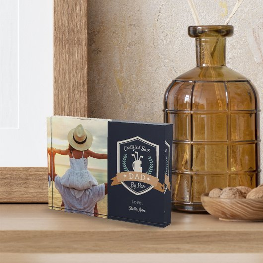 Bloc Photo Meilleur papa par rapport | Golf Papa