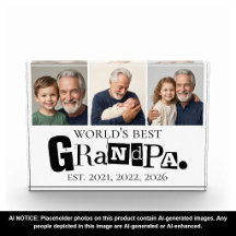 Meilleur Papi du Monde Année 3 Collage Photo