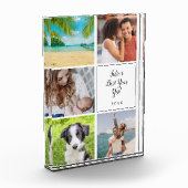 Bloc Photo Meilleure année personnalisée mais moderne cinq (Gauche)