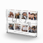 Bloc Photo Meilleure Classe Cadeau Script Pour Les Amis Colla (Droite)