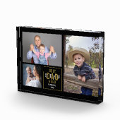 Bloc Photo Meilleure Étape Papa Ever 3 Photo Collage Noir Et  (Droite)