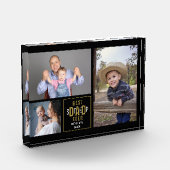 Bloc Photo Meilleure Étape Papa Ever 3 Photo Collage Noir Et  (Gauche)