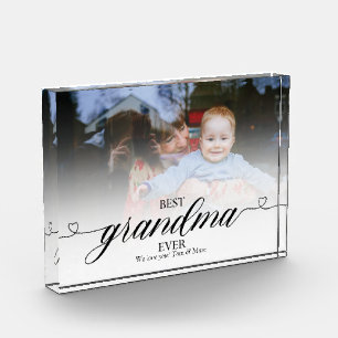 Bloc Photo Meilleure grand-mère jamais moderne script tendanc