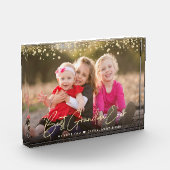 Bloc Photo Meilleure grand-mère jamais Parties scintillant or (Gauche)