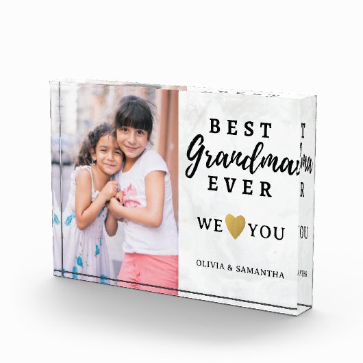 Bloc Photo Meilleure grand-mère Jamais petits enfants vous ai (Droite)