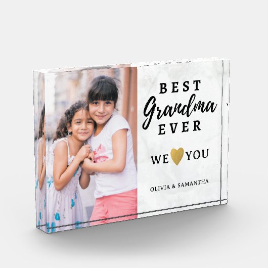 Bloc Photo Meilleure grand-mère Jamais petits enfants vous ai (Gauche)