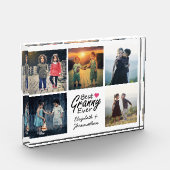 Bloc Photo Meilleure Granny Ever Grandchildren Photo Collage  (Gauche)