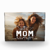 Bloc Photo Meilleure maman dans le monde entier la journée de (Devant)