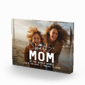 Bloc Photo Meilleure maman dans le monde entier la journée de (Droite)