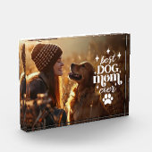 Bloc Photo Meilleure maman DOG jamais mère jour (Gauche)