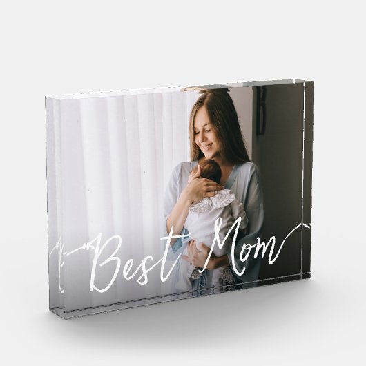 Bloc Photo Meilleure Maman Fête des mères Cadeau Photo person (Gauche)