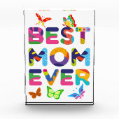 Bloc Photo Meilleure maman jamais colorée (Devant)