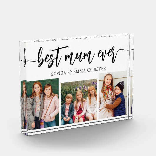 Bloc Photo Meilleure maman jamais - Fête des mères Collage ph (Gauche)