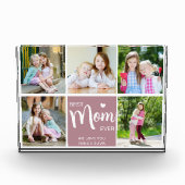 Bloc Photo Meilleure Maman Jamais Mère Journée Mauve Bloc pho (Devant)