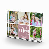 Bloc Photo Meilleure Maman Jamais Mère Journée Mauve Bloc pho (Droite)