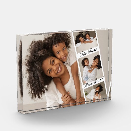 Bloc Photo Meilleure Maman Jamais Photo Reel Collage Personna (Gauche)