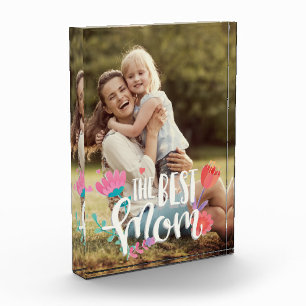 Bloc Photo Meilleure maman personnalisable