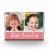 Bloc Photo Meilleure tante Ever 2 photos Collage de conservat (Devant)