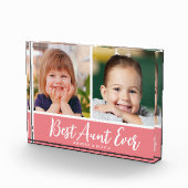 Bloc Photo Meilleure tante Ever 2 photos Collage de conservat (Droite)