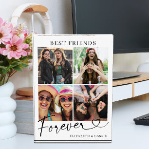 Bloc Photo Meilleurs Amis Pour Toujours Typographie De Script