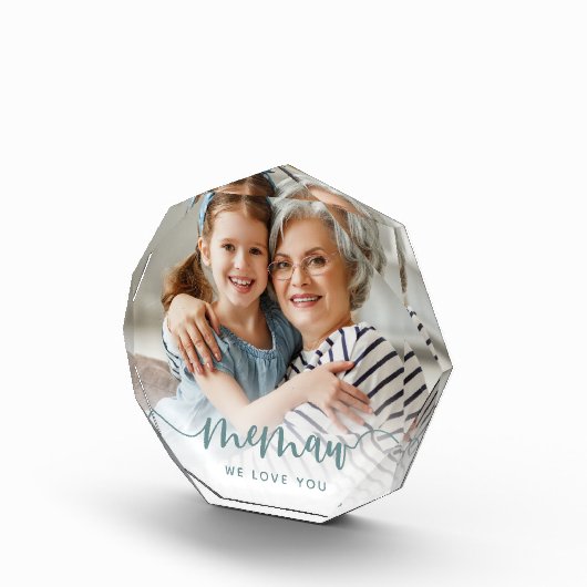 Bloc Photo Mémo Nous Vous Aimons | Superposition de script de (Droite)