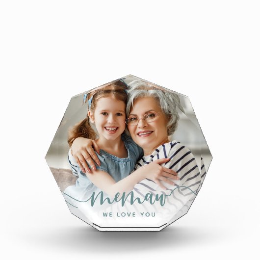 Bloc Photo Mémo Nous Vous Aimons | Superposition de script de (Devant)